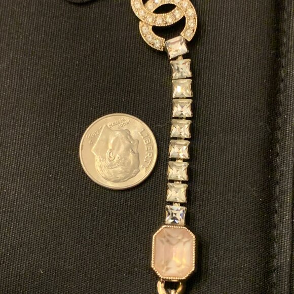 Chanel TRIPPLE CC Crystals Belt, Crystals, Wear Long or Double up for Choker - Picture 14 of 16